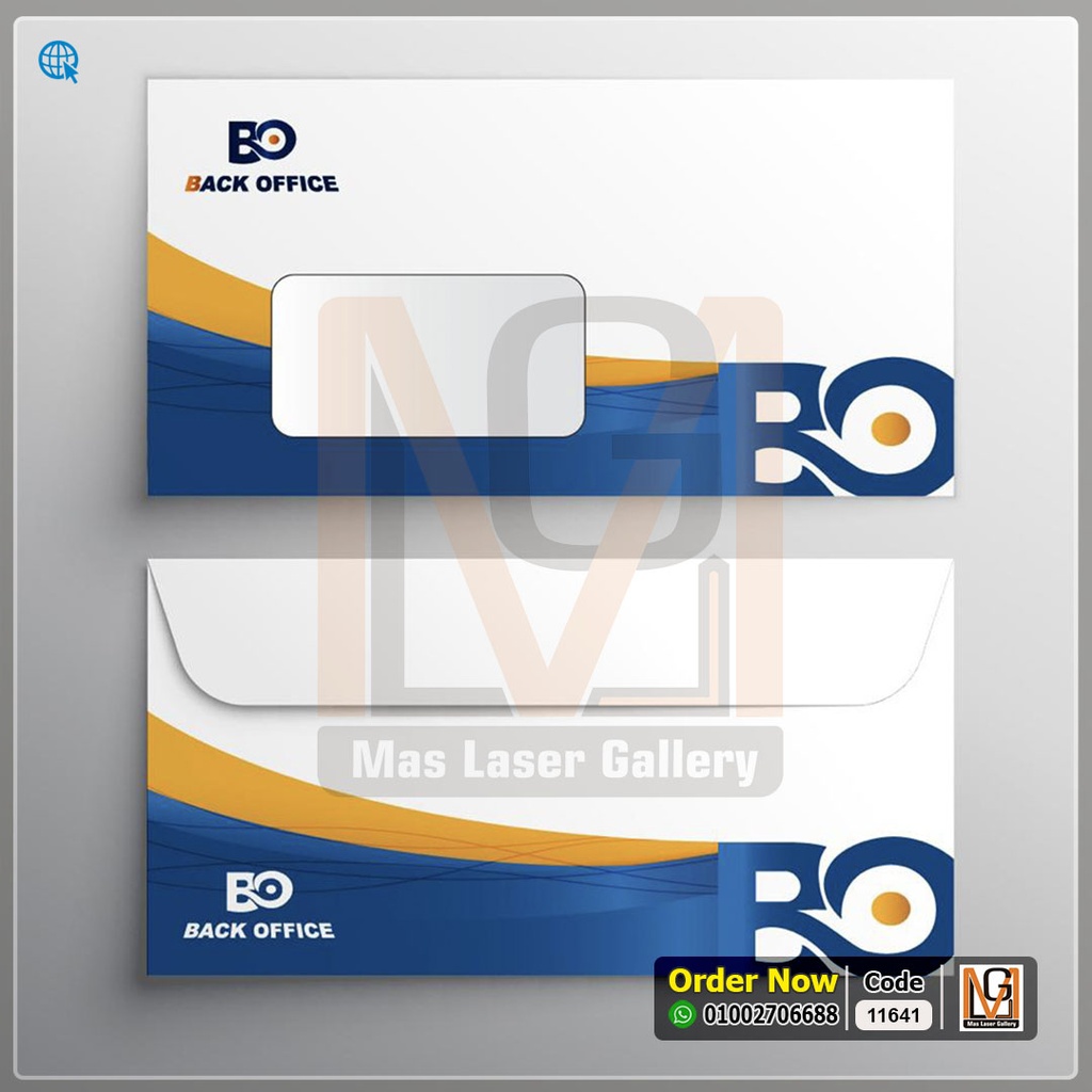 ظرف امريكانى طباعه الوان  | 11641