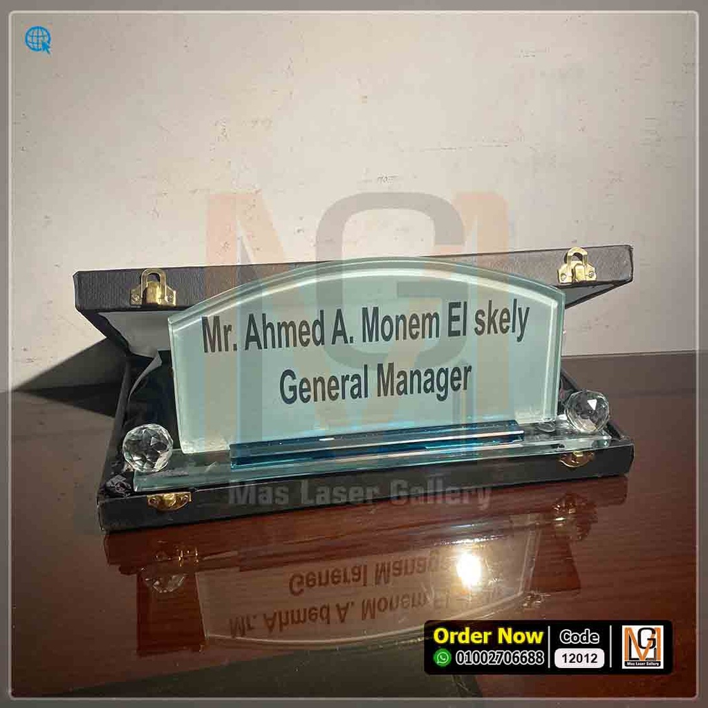 ستاند مكتب كريستال بكورتين *6* | 12012