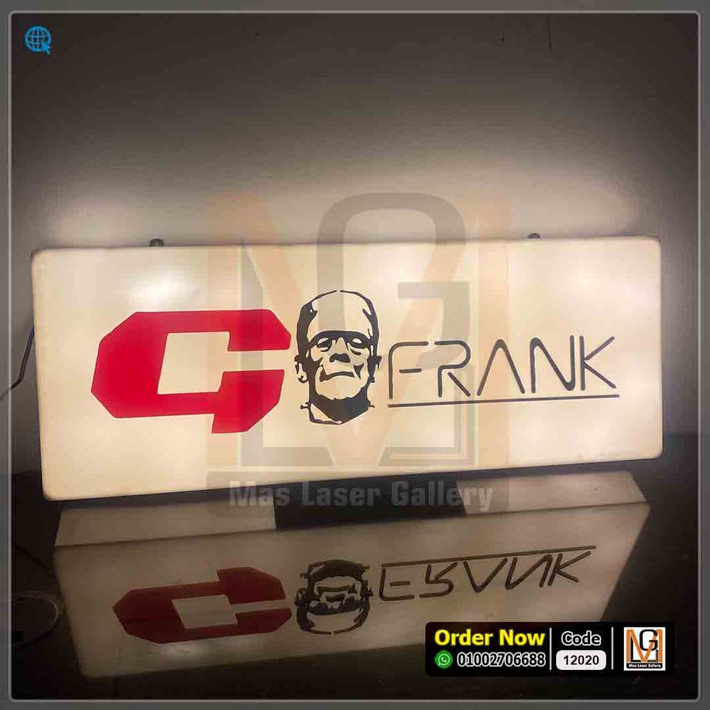 لوحه ريسبشن مضيئة 70 × 30 | 12020