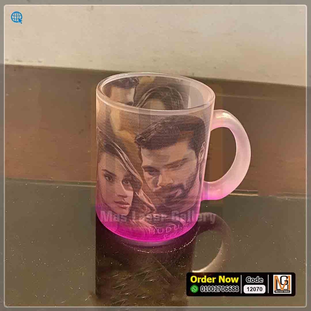 مج زجاج شفاف موف  شامل الطباعه *10* | 12070