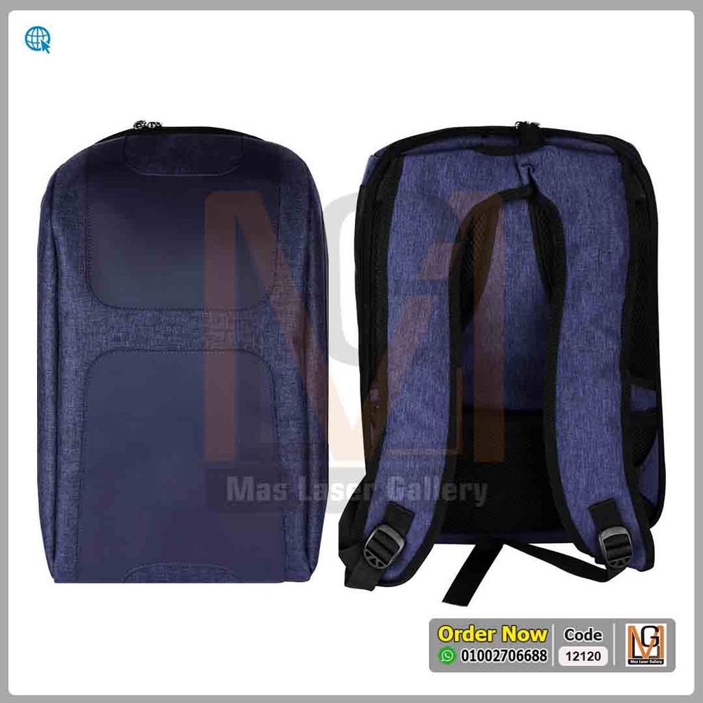 شنطة ظهر لابتوب ازرق  (قريبا)| 12120