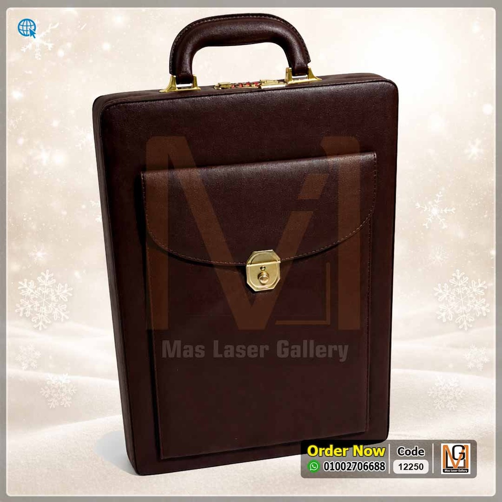 شنطة سامسونايت جلد بني | 12250