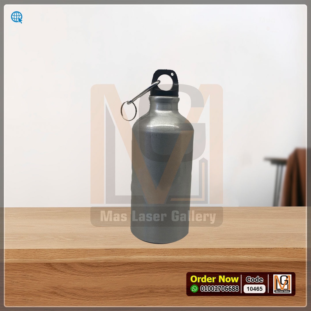 زمزميه معدن 500 مم فضي بعلبه  | 10465