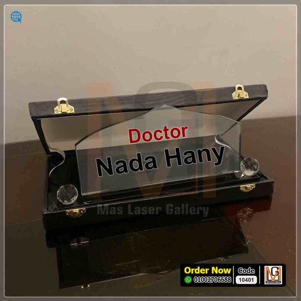 ستاند مكتب كريستال بكورتين 2 *6* | 10401