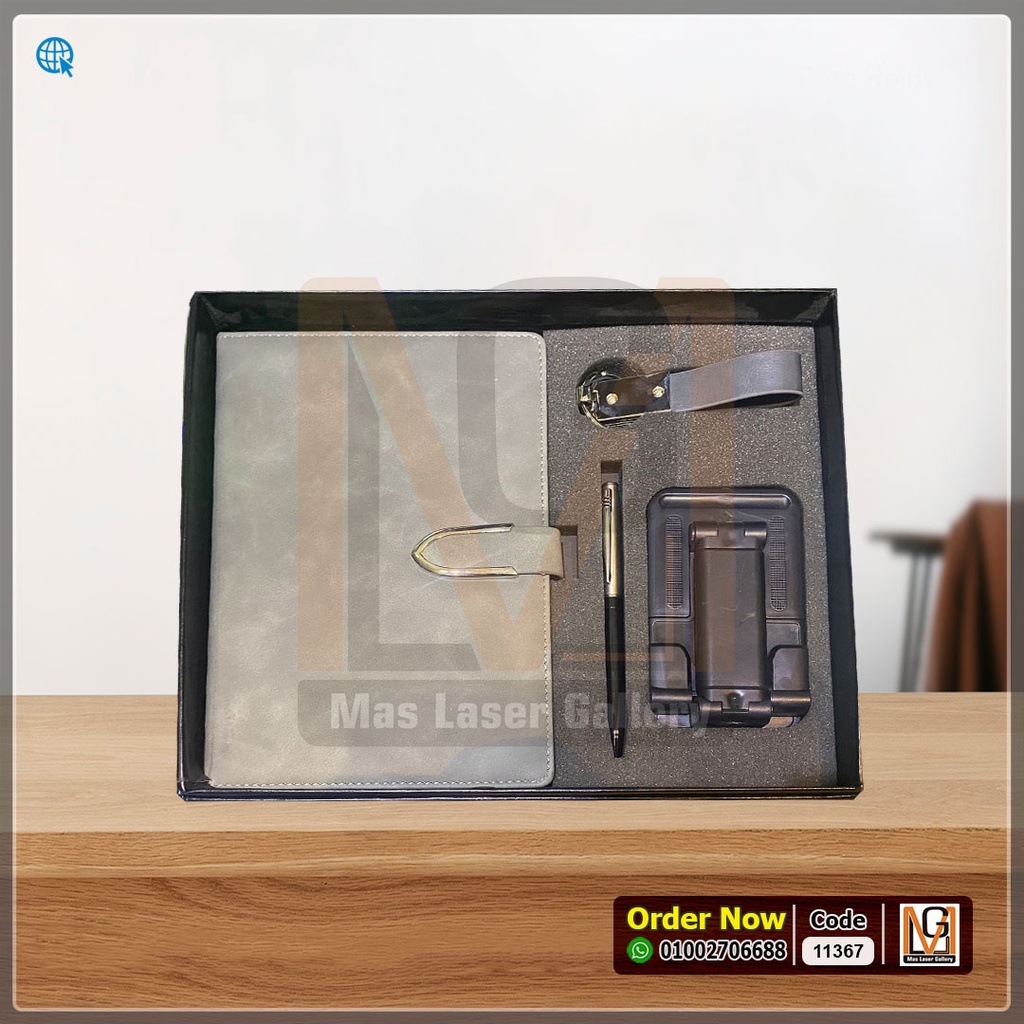 طقم اكسسوارات> نوت بوك - قلم - ميدالية - حامل موبايل  | 11367