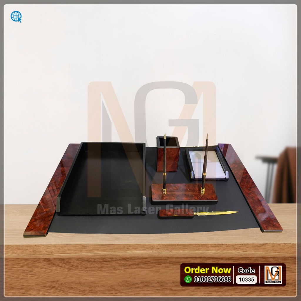 طقم مكتب 6 قطع نبيتي مستورد  | 10335