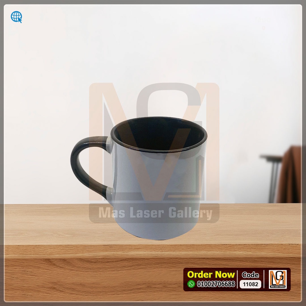 مج قهوه صغير داخلي اسود  | 11082