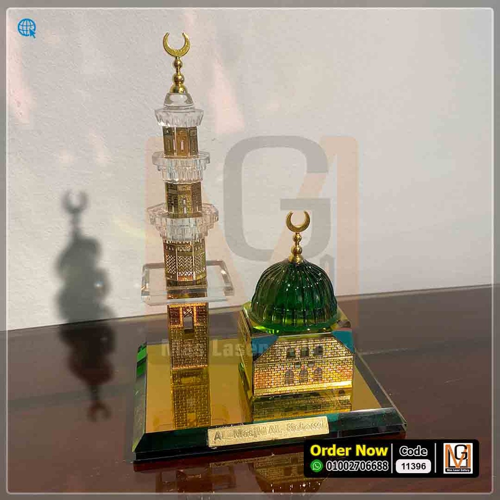 مجسم كريستال المسجد النبوى L  | 11396