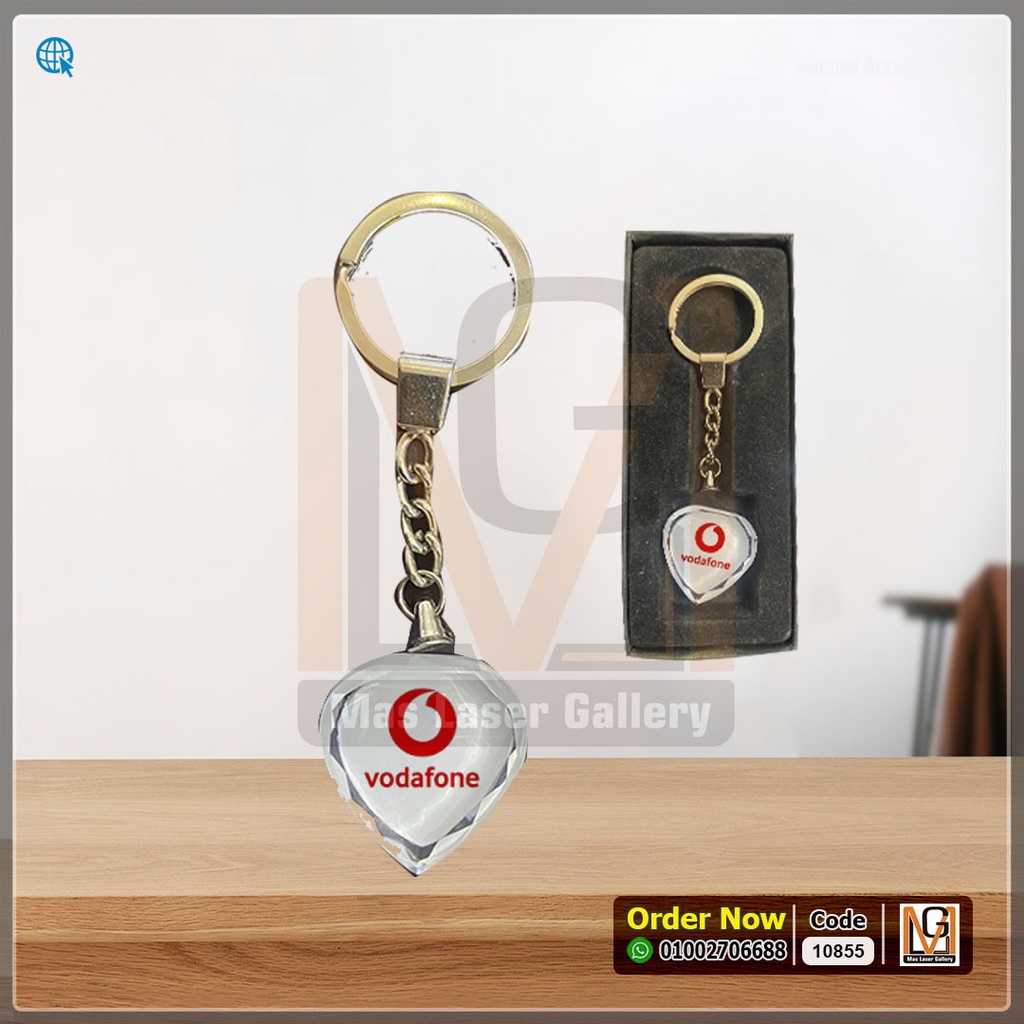 ميدالية كريستال قلب كبير *9* | 10855