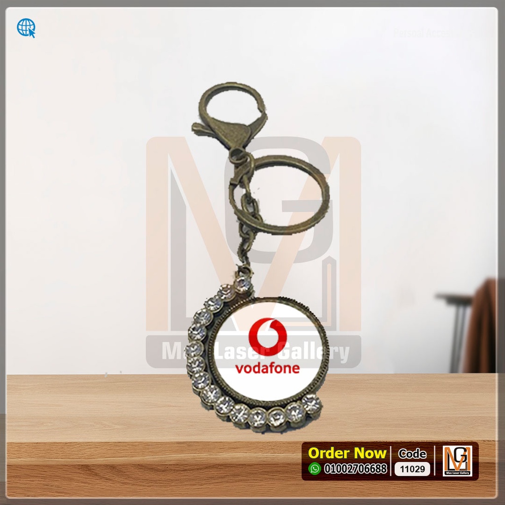 ميداليه معدن فضي دائري برونزي وجهين بعلبه  | 11029