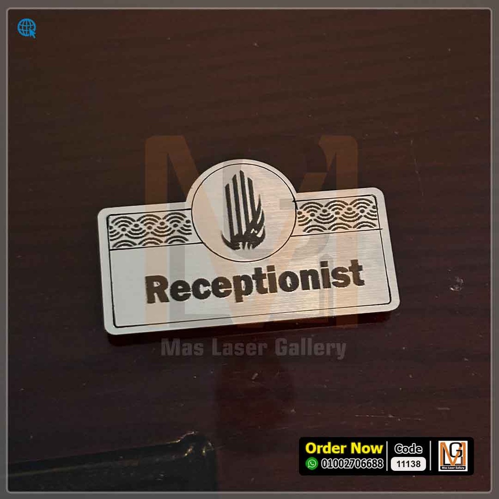 نيم تاج اكليريك فضي دائرة فوق  | 11138