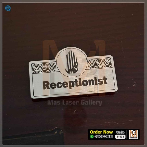 نيم تاج اكليريك فضي دائرة فوق  | 11138