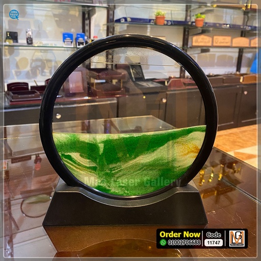 [335152] برواز رمل متحرك اسود 18 سم *9* | 11747