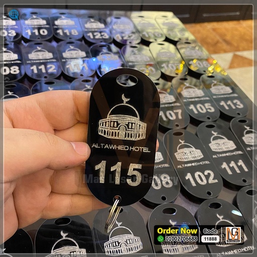 ميدالية اكليريك 6 مم  (السعر للكمية 100 قطعة )  | 11888