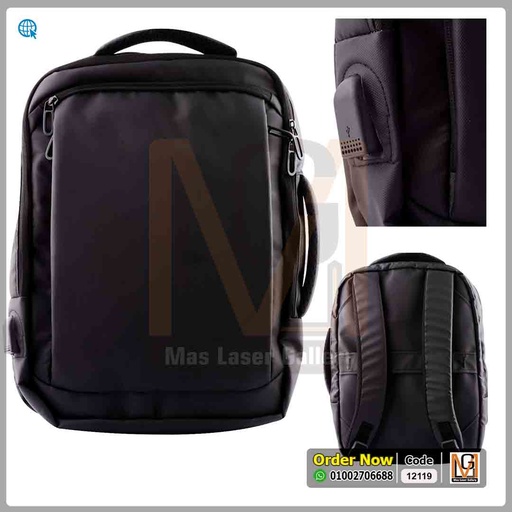 شنطة ظهر لابتوب اسود (قريبا)  | 12119